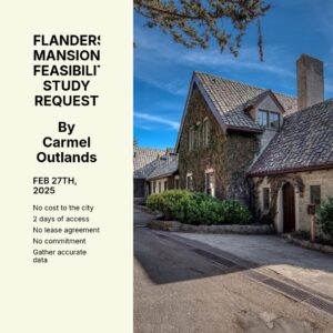 Flanders Mansion Feasibility Study Pitch Deck cover by Mike Buffo